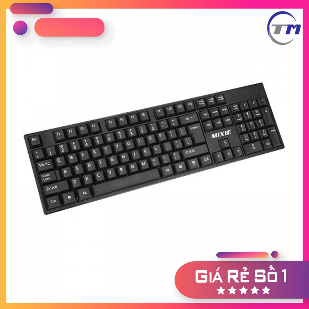 Bàn phím Mixie X7 - phím bấm êm nhẹ, không tiếng kêu, siêu bền | BigBuy360 - bigbuy360.vn