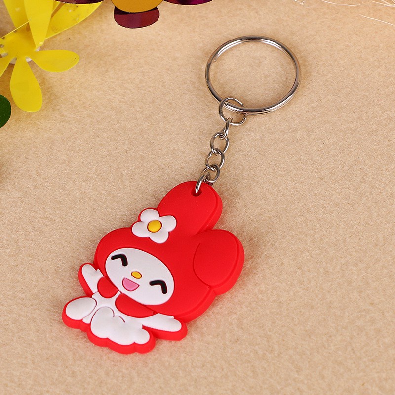 20 Móc Khóa Hoạt Hình 3D Dễ Thương