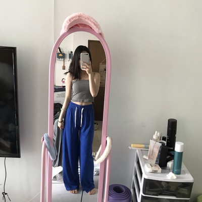 🌿 Quần suông dài ống rộng chất thun tăm nhiều màu hot ulzzang 🔥
