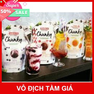Mứt Chunky Đào - ổi - vải - khoai lang tím - dâu gói 1kg