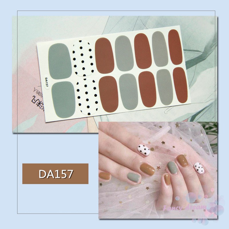Sticker Dán Móng Tay không thấm nước siêu xinh và tiện lợi