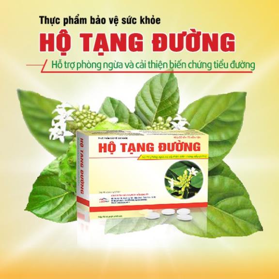 Hộ Tạng Đường – Hỗ trợ điều trị tiểu đường (Hộp 30 viên)