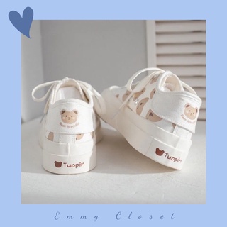 Giày thể thao ullzang Gấu, Bò Sữa đế bánh mì