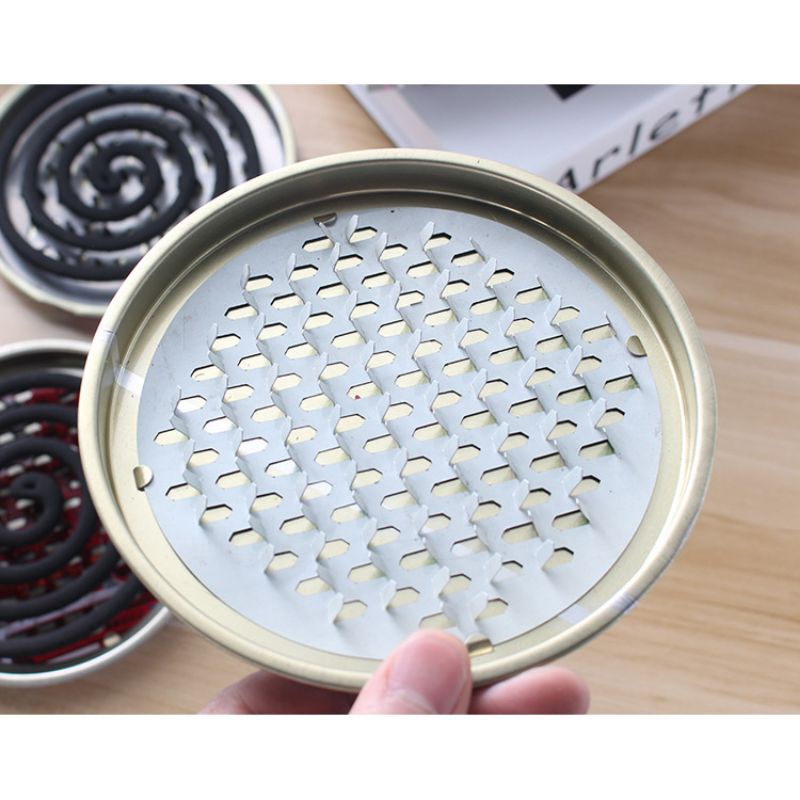 Khay đựng nhang muỗi Lọai KHÔNG NẮP, chống rơi vãi, bay tàn khi đốt,KHông kèm Nhang (khách đọc mô tả nhé)