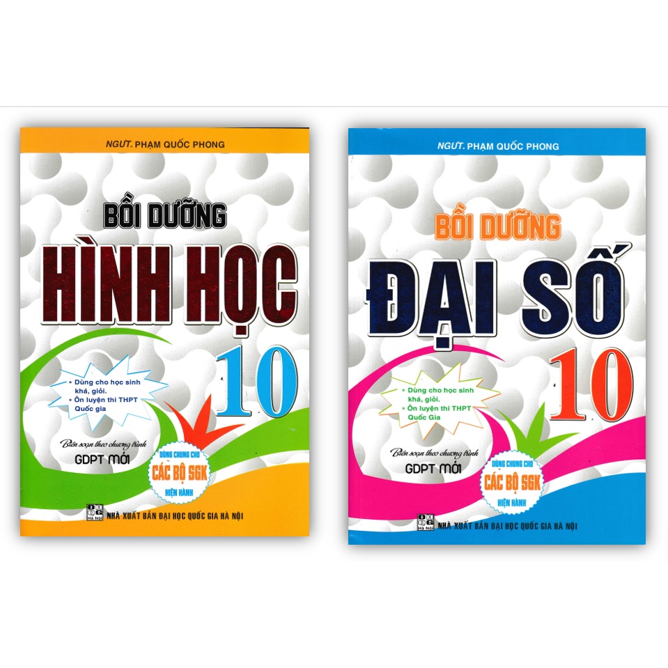 Sách - Combo bồi dưỡng Đại số + Bồi dưỡng Hình Học lớp 10 ( Biên soạn theo chương trình GDPT mới )