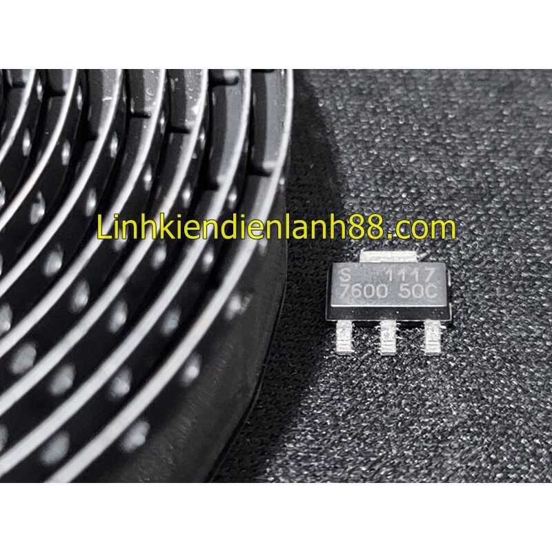 (10 con) S1117-5.0V AMS1117 1117 Dán, Mới, Chính Hãng 100%.