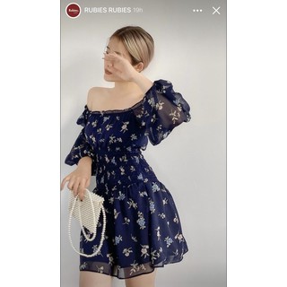 Váy Rubies trễ vai hoa body sexy