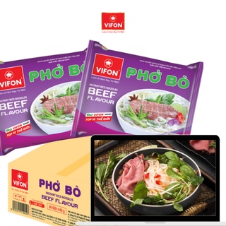 Thùng 30 Phở Bò / Gà VIFON (65g/Gói)