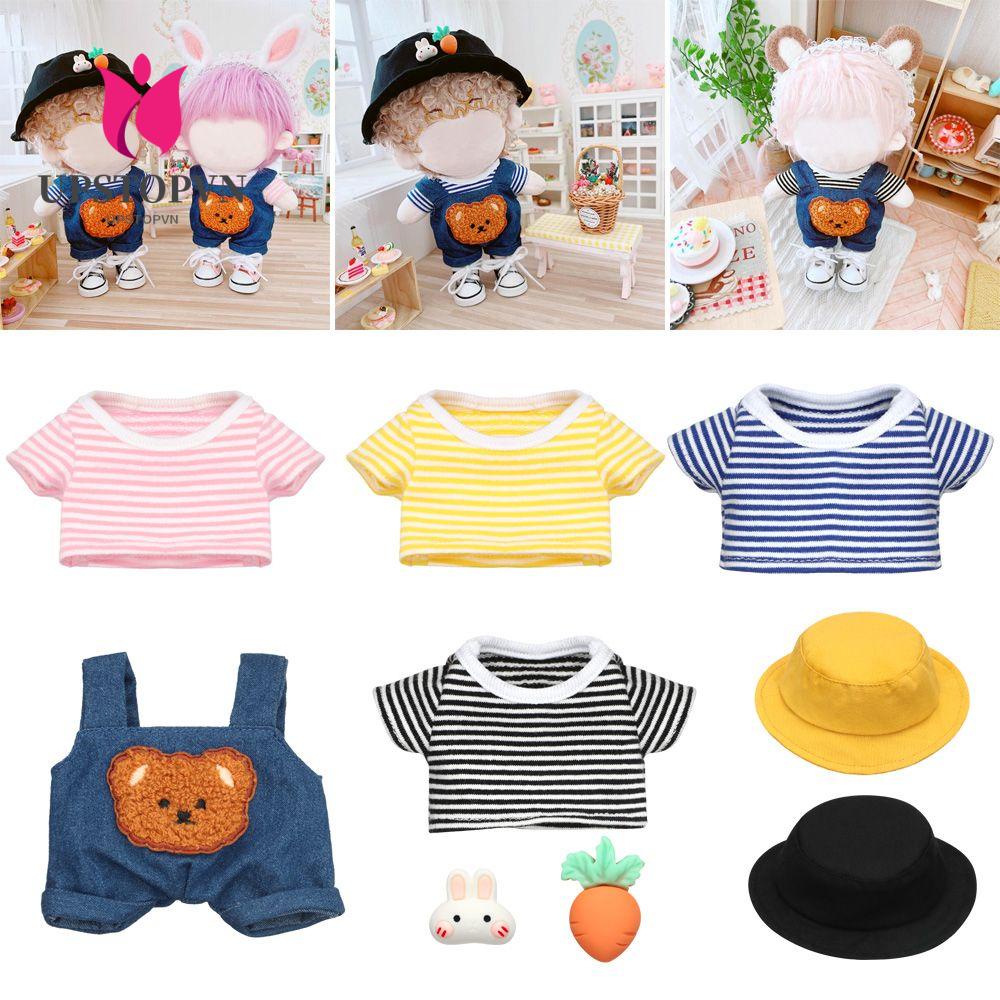 UPSTOP 1 PC DIY Cartoon Plush Toys Decor 20cm/14inch Cotton Doll Clothes Replacement Accessories/Multiple Styles