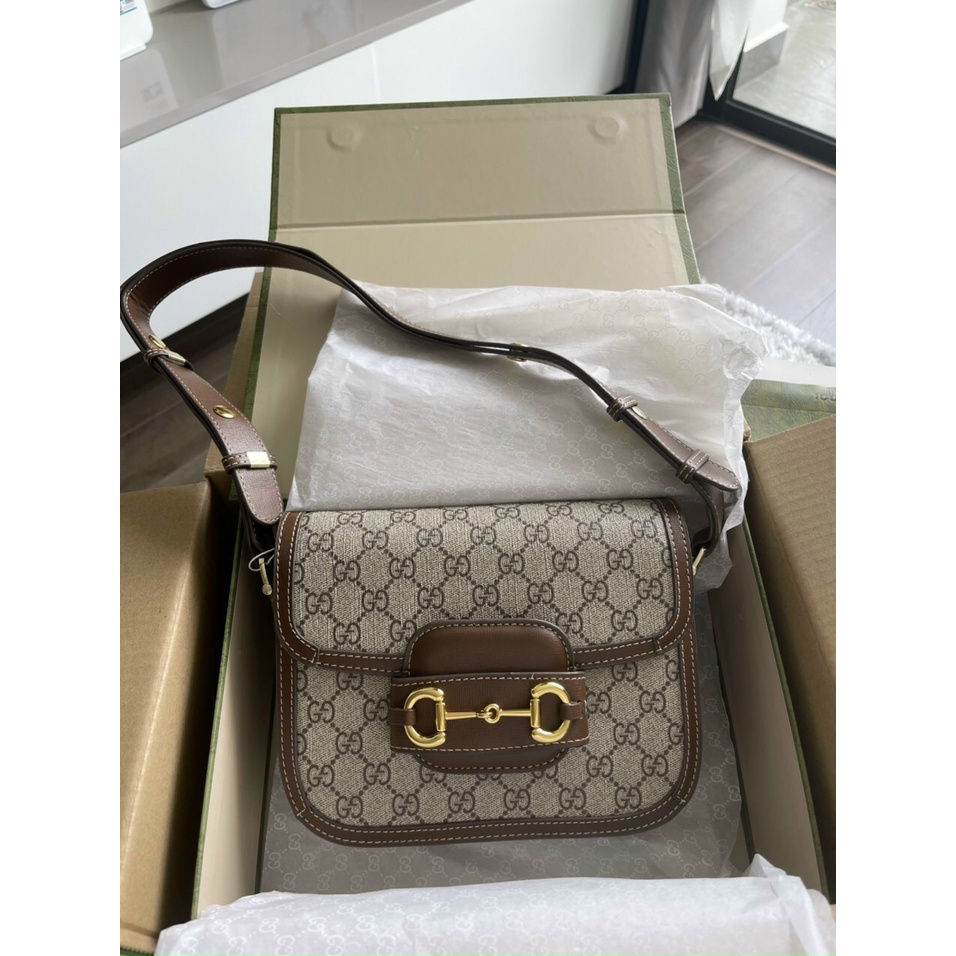 Túi xách nữ Gucci Hồ Hà đủ 2 size/Túi đeo chéo Gucci Hồ Hà size 22-23