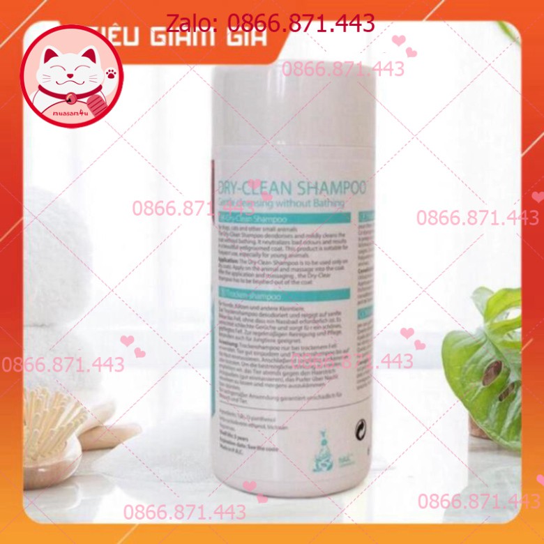 ⚡𝐅𝐑𝐄𝐄𝐒𝐇𝐈𝐏⚡ [GIẢM GIÁ] Phấn tắm khô hương nước hoa Bioline Dry cho chó mèo 100g - petshop số 01