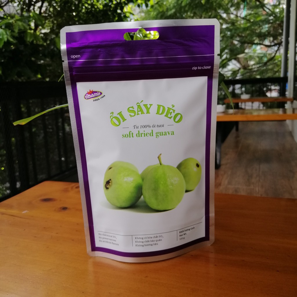 Ổi sấy dẻo Vinamit 100g ổi thơm ngon mềm dẻo