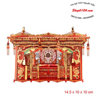 Mô hình thép 3D tự ráp Piececool Giường cưới Trung Hoa