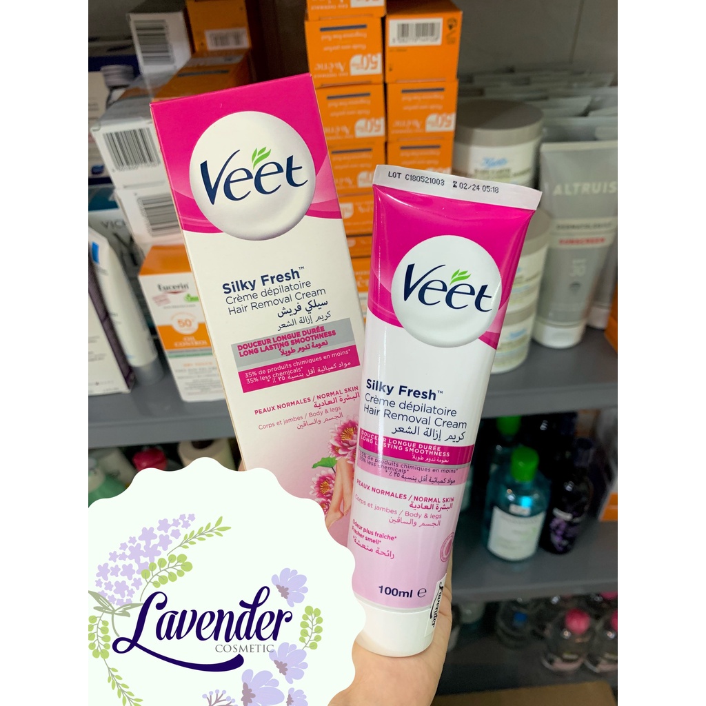 Kem tẩy lông Veet Silk Fresh 100ml