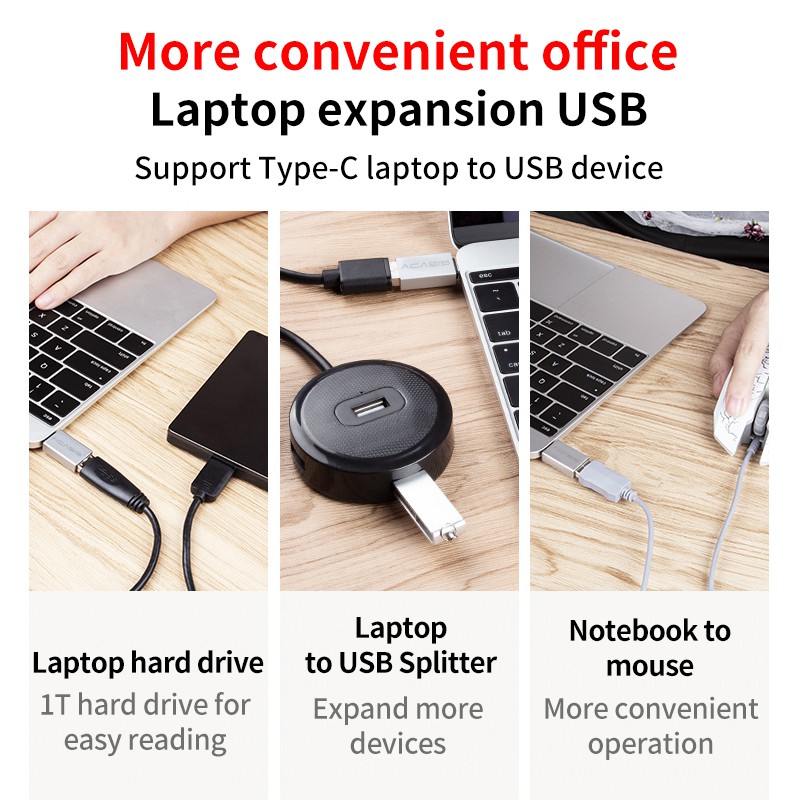 Đầu ChuyểN ACASIS OTG USB LoạI C Cho Android