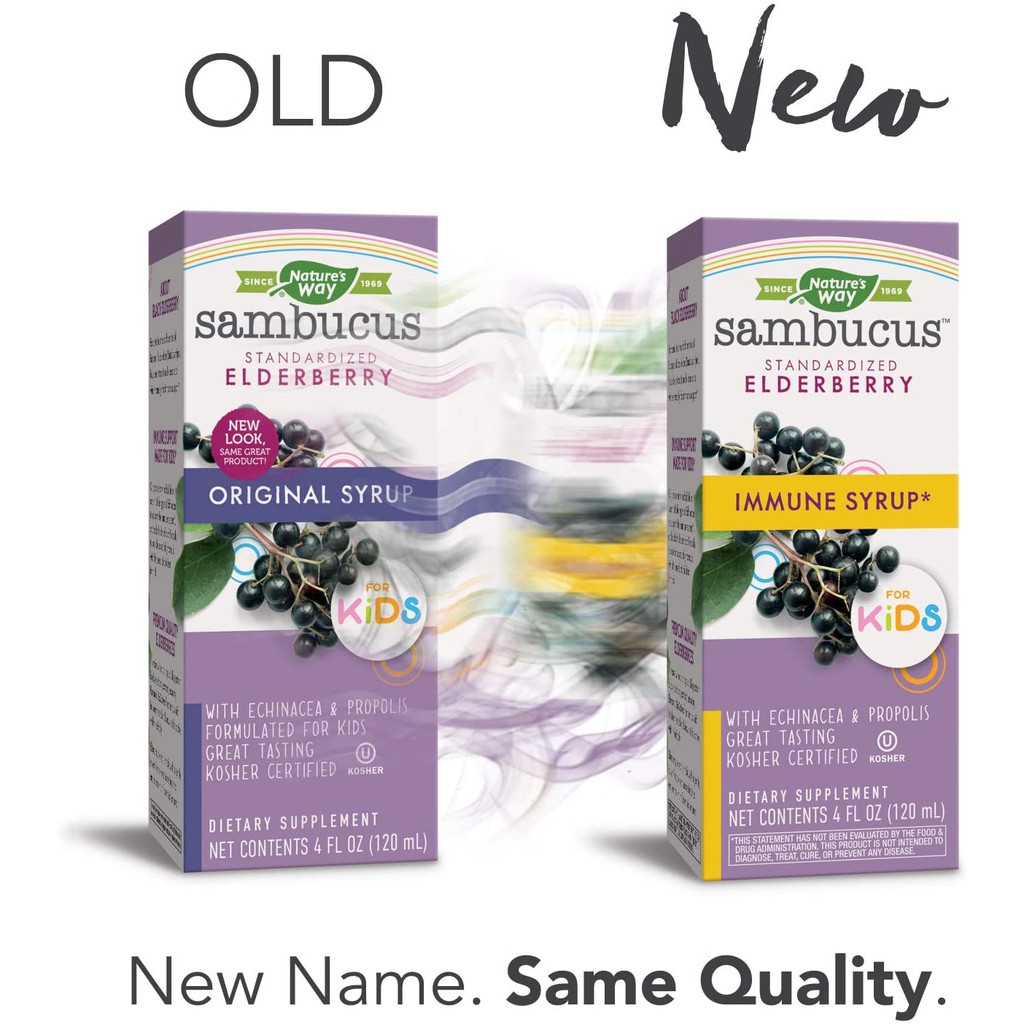 Siro tăng đề kháng cho bé - sambucus nature's way date 9.2025