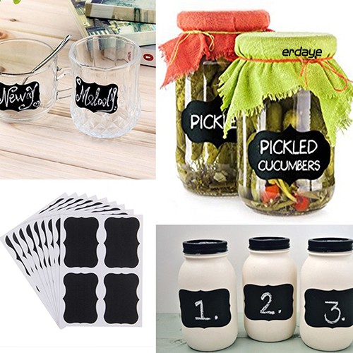 Set 40 nhãn dán ghi tên phân loại cho lọ gia vị/ kẹo tiện dụng
