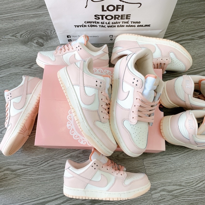 [ẢNH THẬT] Giày Thể Thao NK SB Hồng Low Hot trend, Giầy Sneaker SB Pink thấp cổ