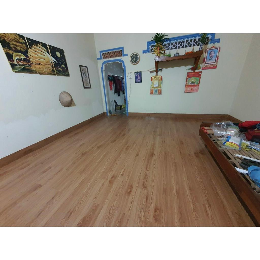 1 tấm, Sàn nhựa giả gỗ, 91.44 x 15.24cm, sàn dán keo sẵn, miếng dán sàn giả gỗ, dán sàn, tấm nhựa dán sàn nhà