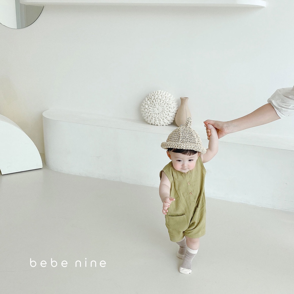 Bộ Áo Liền Quần Sát Nách Thời Trang Mùa Hè Cho Bé Sơ Sinh