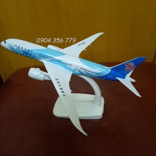 Mô hình máy bay tĩnh boeing b787 20cm china eastern