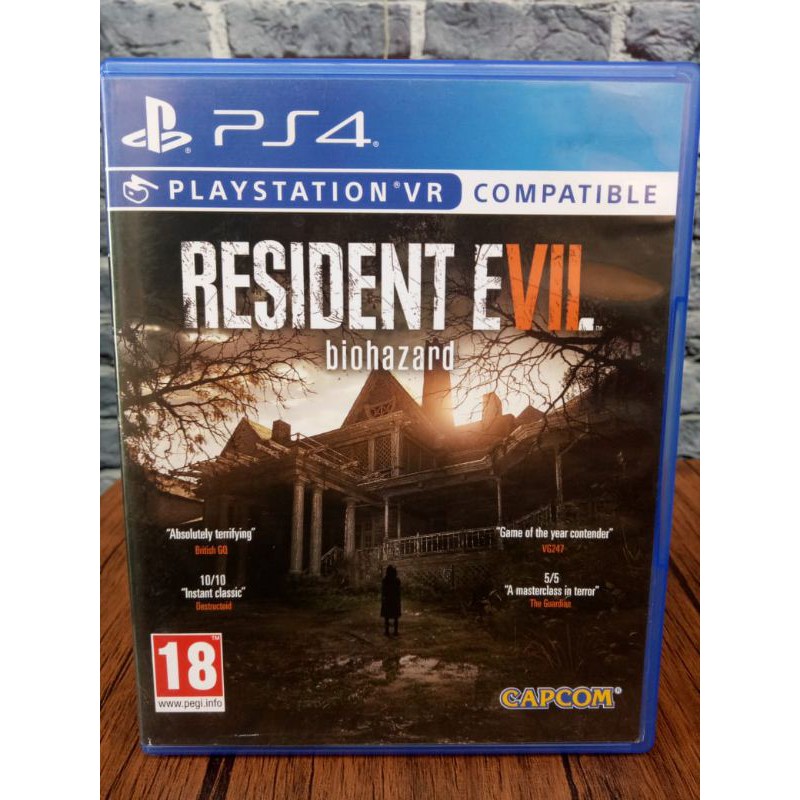 Đĩa Cd Chơi Game Bd Ps4 Resident Evil 7 Vii... Bluray Re7 Re 7