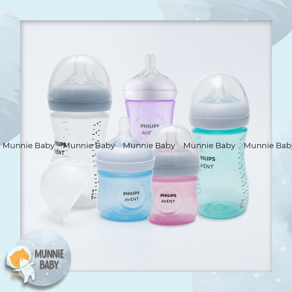 ( Có đổi size núm) Bình sữa Avent Natural MẪU MỚI 125ml / 260ml