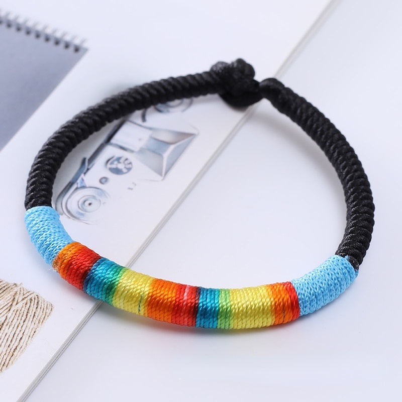 Set 612 Vòng Tay Dây Bện Nhiều Màu Thời Trang Unisex | BigBuy360 - bigbuy360.vn