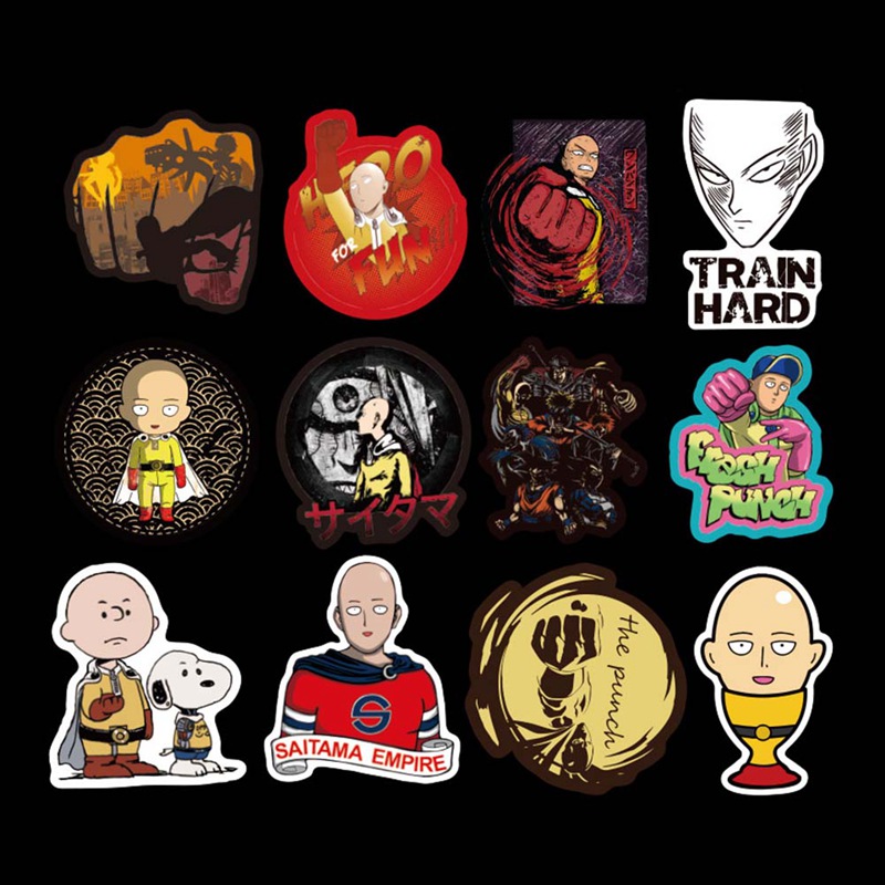 Set 70 Sticker Siêu Nhân Dán Trang Trí Xe Ô Tô / Ván Trượt