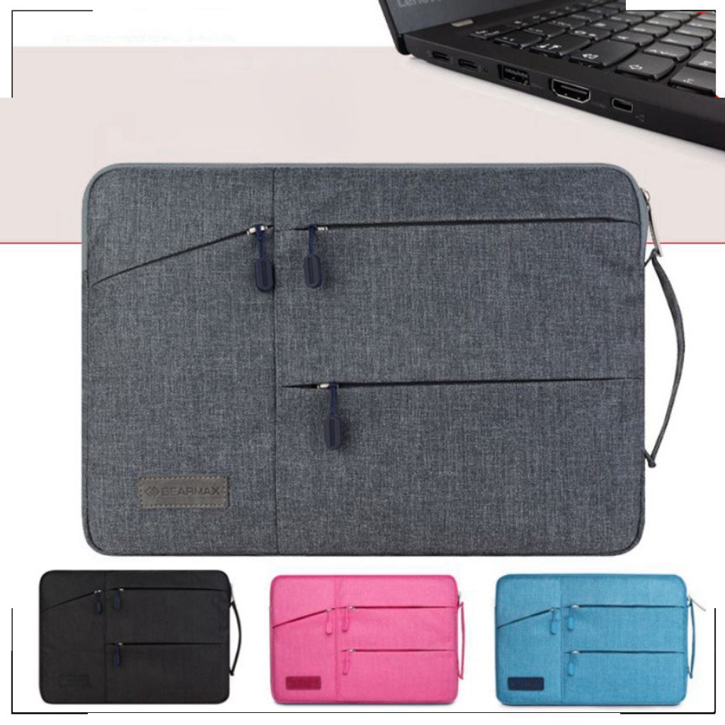 HOT -  Túi chống sốc Macbook - Laptop GearMax Pocket Màu xám - macbookstore9