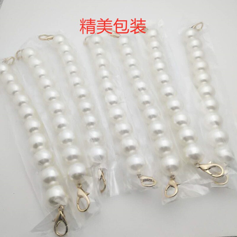 Dây chuỗi hạt ngọc trai Jasmin Noir dễ thương ngắn cho trang trí túi xách nữ