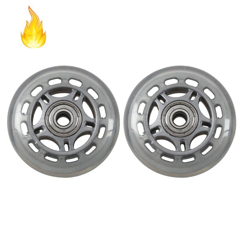 Set 2 giày trượt patin 608ZZ màu xám