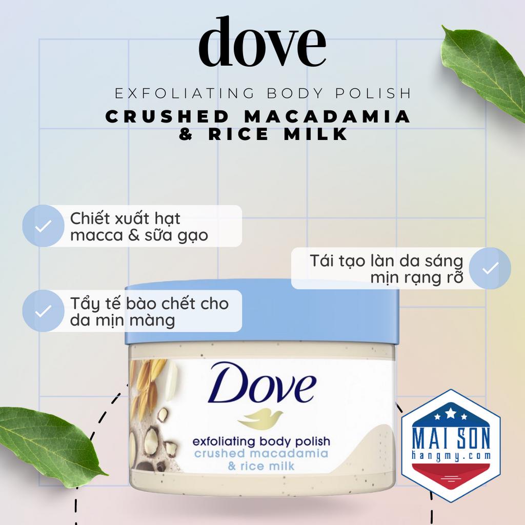 TẨY TẾ BÀO CHẾT TOÀN THÂN DOVE EXFOLIATING BODY POLISH  - Hàng Nhập USA Chính Hãng