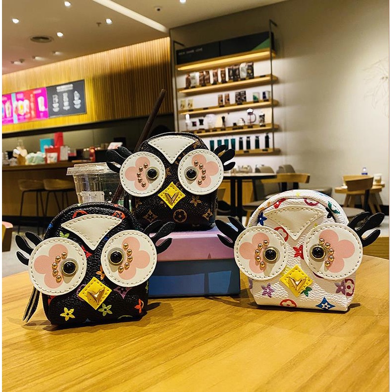 ví tiền xu của phụ nữ, Ví chìa khóa cú, Bộ tổ chức mỹ phẩm mini dành cho nữ