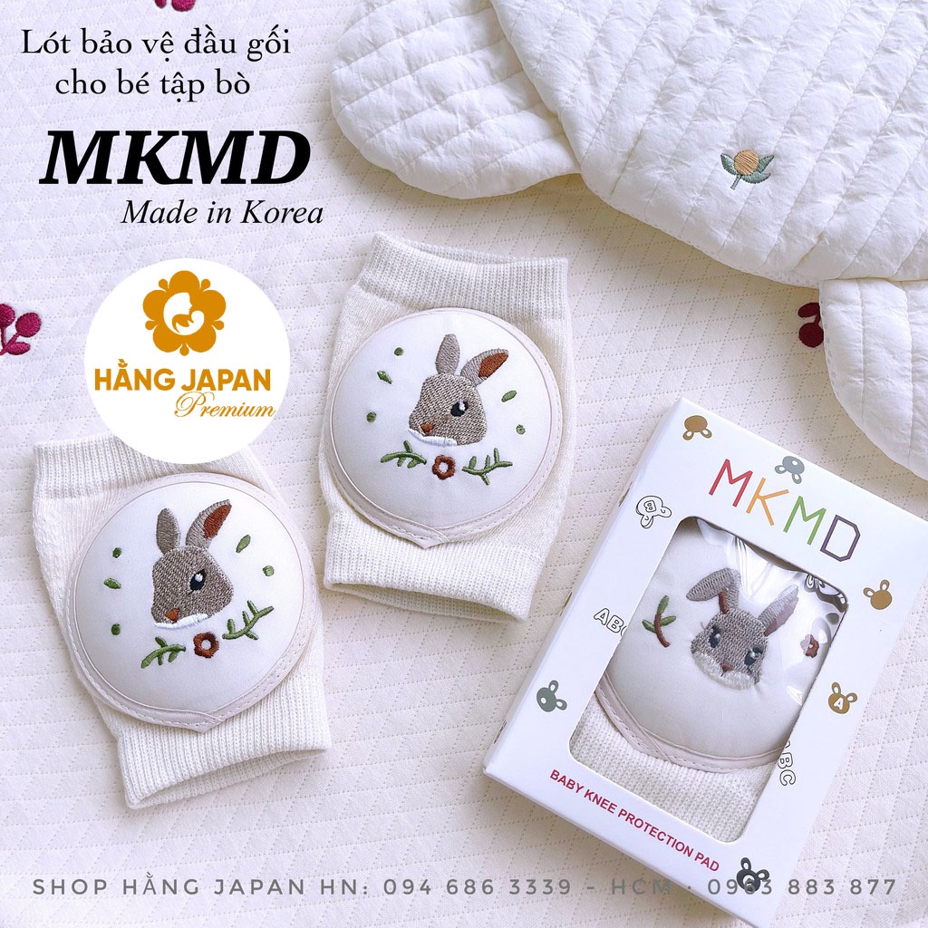 Set bảo vệ đầu gối cho bé tập bò, tập đi, tập vận động MKMD mẫu ngẫu nghiên