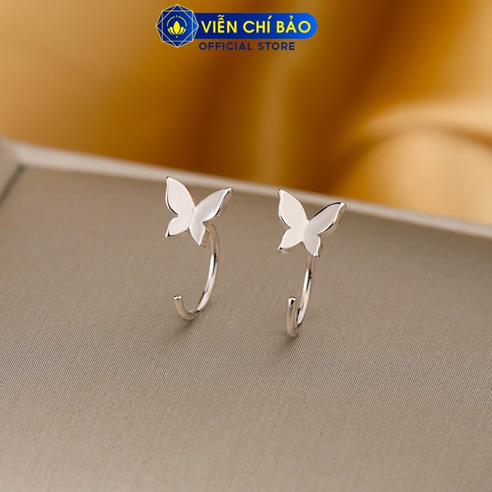 Bông tai bạc nữ cánh bướm Butterfly chất liệu bạc 925 thời trang phụ kiện trang sức nữ Viễn Chí Bảo B400203