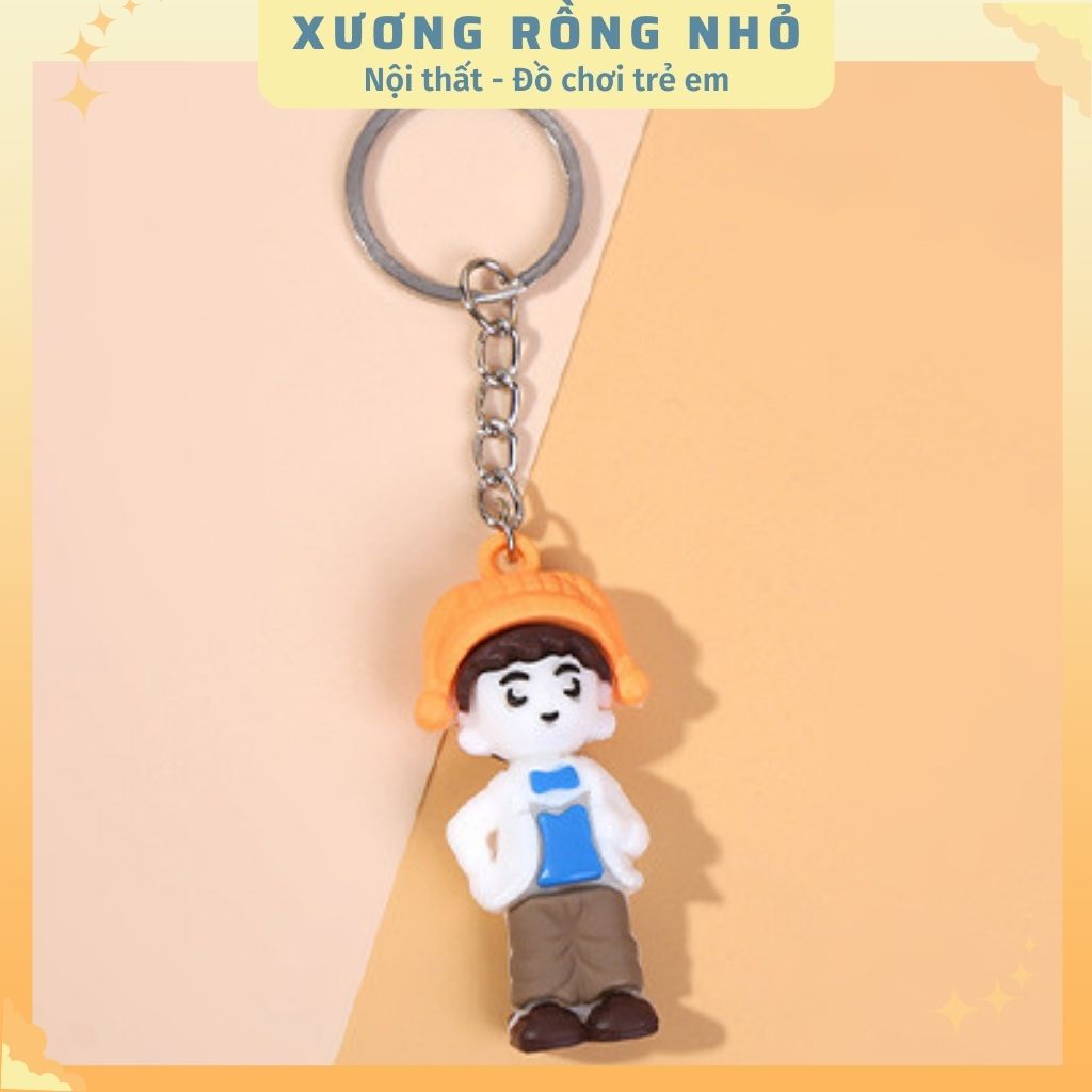 Móc khóa Dẻo Animal nhựa 2 mặt nhiều hình đáng yêu – Móc khóa cho bé - Xương Rồng Nhỏ