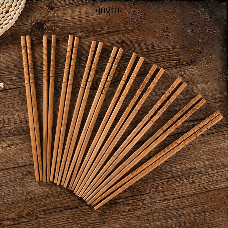 Bộ 10 đôi đũa tre ONGTRE, an toàn vệ sinh, sử dụng cho gia đình, nhà hàng, khách sạn [Bán buôn/Sỉ] | ongtre® (Vietnam). | BigBuy360 - bigbuy360.vn