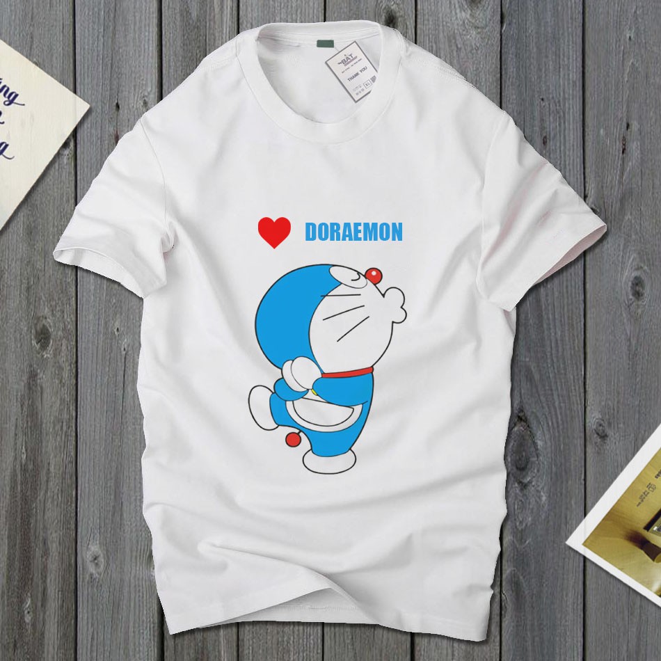 [Free ship] Áo thun cotton nam nữ Doraemon 109 Hàng Cao Cấp siêu mát
