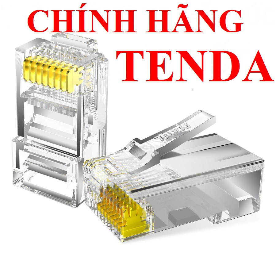 HẠT MẠNG TENDA CHÍNH HÃNG ĐẦU BẤM DÂY MẠNG LAN MẠNG INTERNET ĐẦU RJ45