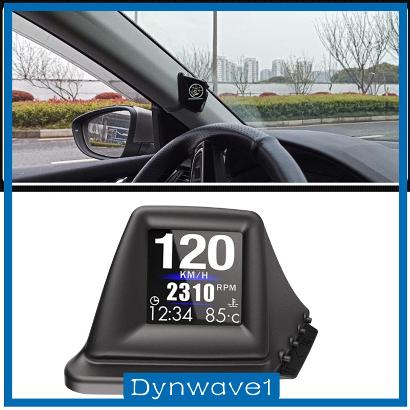 [DYNWAVE1] Car Head Up Display GPS OBD2 OBD Driving Computer Voltmeter LCD Screen