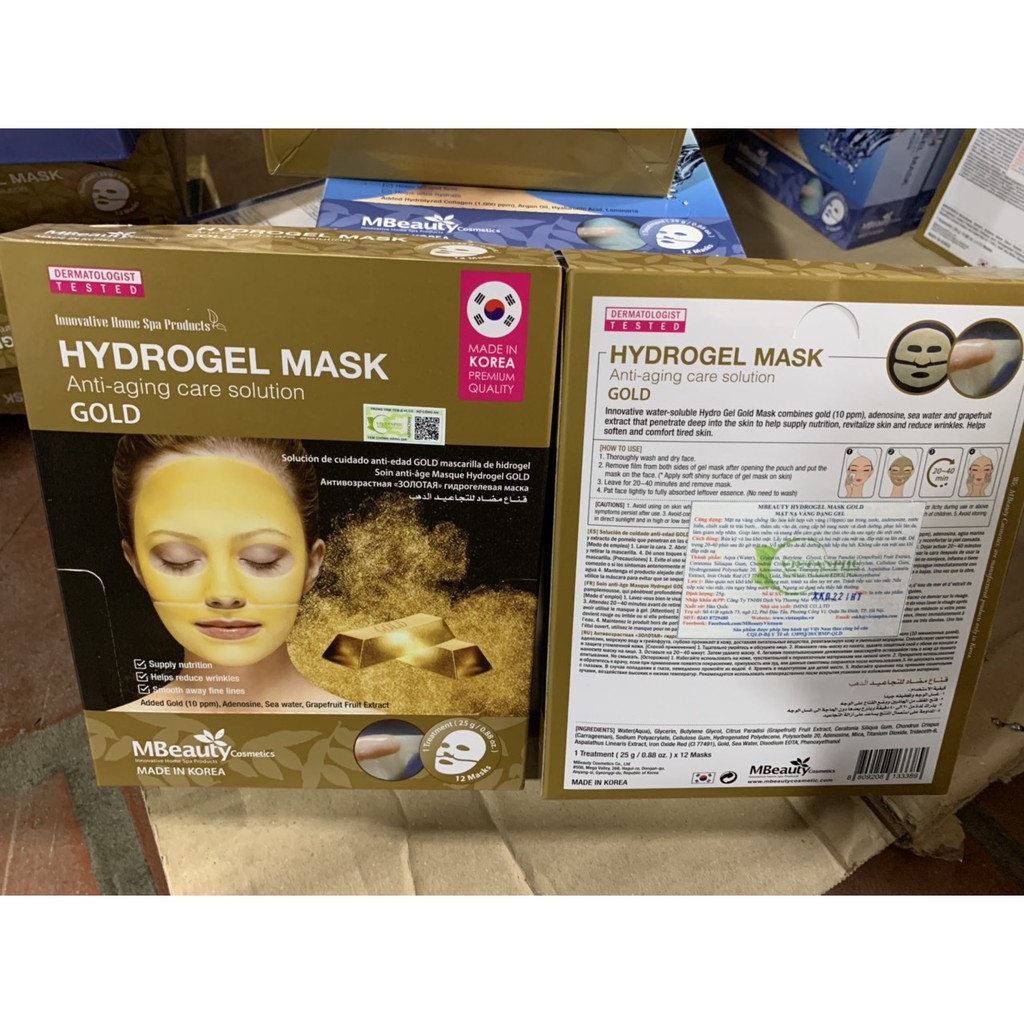 Mặt nạ vàng dạng Gel - MBeauty Hydrogel Mask Gold [Hàn Quốc]