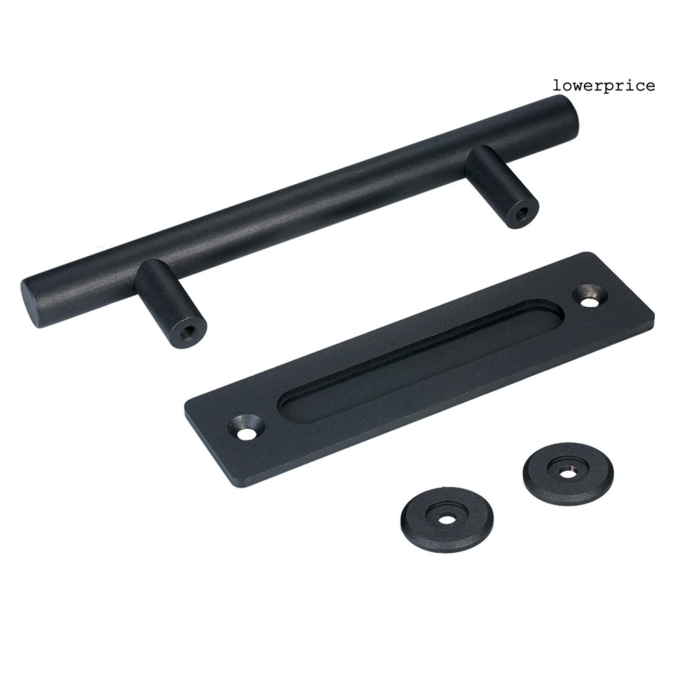 Máy Ảnh Jjj JJ Chất Lượng Cao❀Bộ Tay Nắm Cửa Trượt Bằng Thép Carbon Màu Đen 12inch