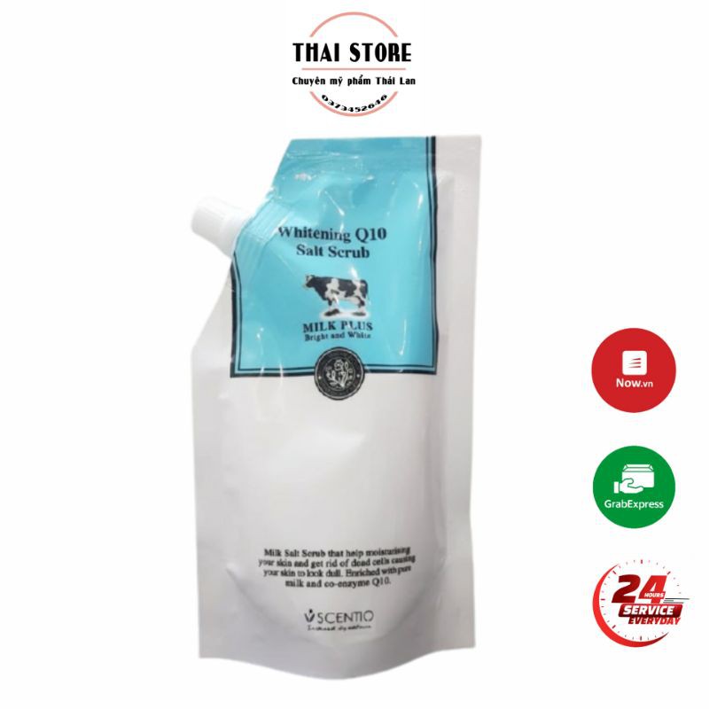 Muối tắm tẩy tế bào chết Milk Plus Q10