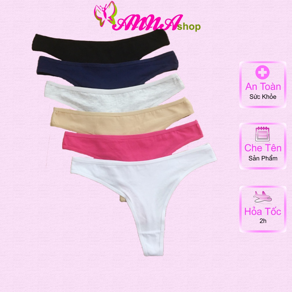 Quần lót nữ sexy lọt khe cotton cao cấp, trẻ trung, thoải mái, thoát mát