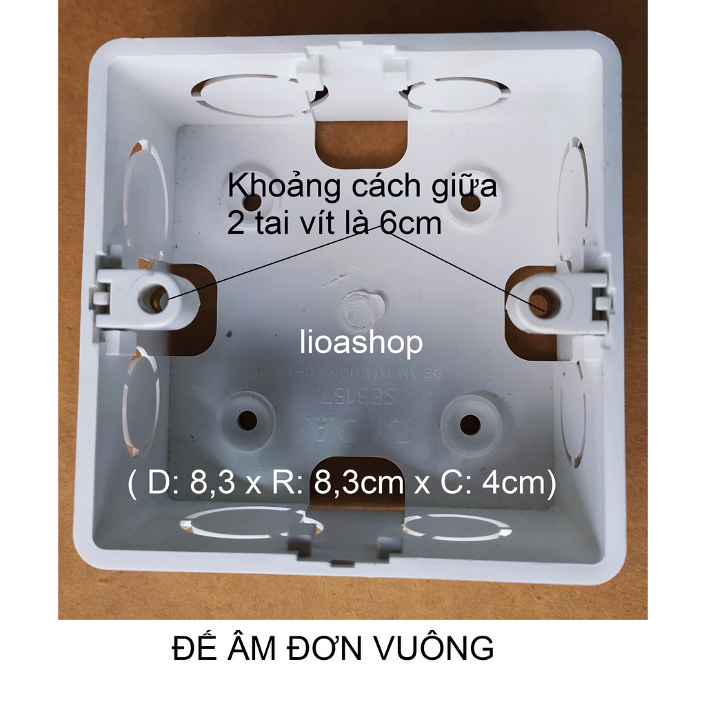 ĐẾ ÂM VUÔNG - ĐẾ NỔI VUÔNG LIOA.