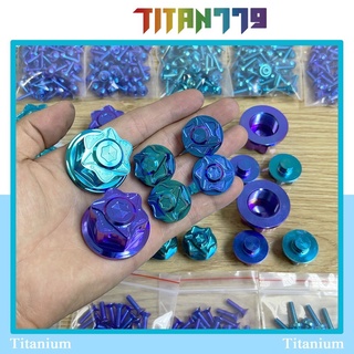 Full Ốc Chảng Ba, Ghi Đông Tay Lái TITAN GR5 Xịn Cho Xe Sonic, Satria