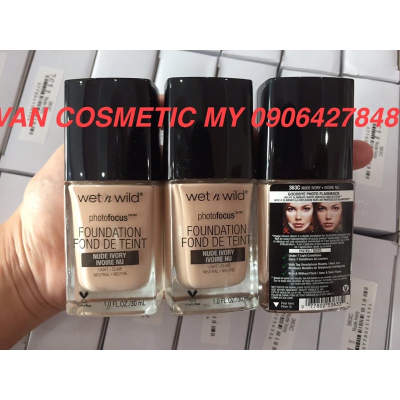 Kem Nền Wet N Wild Photofocus Foundation (30ml)