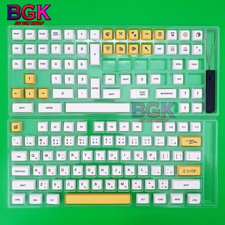 Bộ Keycap XDA PBT 137 Phím Honey Bee Chú ong mật Cực Đẹp in Dye-Sub Font chữ to ( hỗ trợ layout 61 64 87 104 108 Phím )
