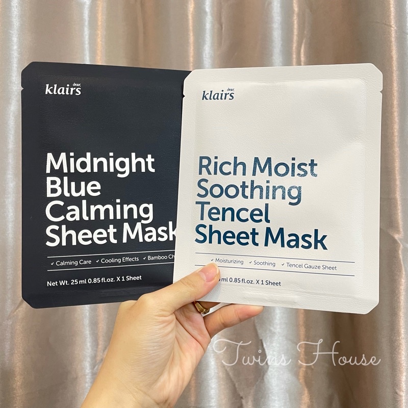 Mặt Nạ Dưỡng Ẩm và Phục Hồi Da Dear Klairs Sheet Mask